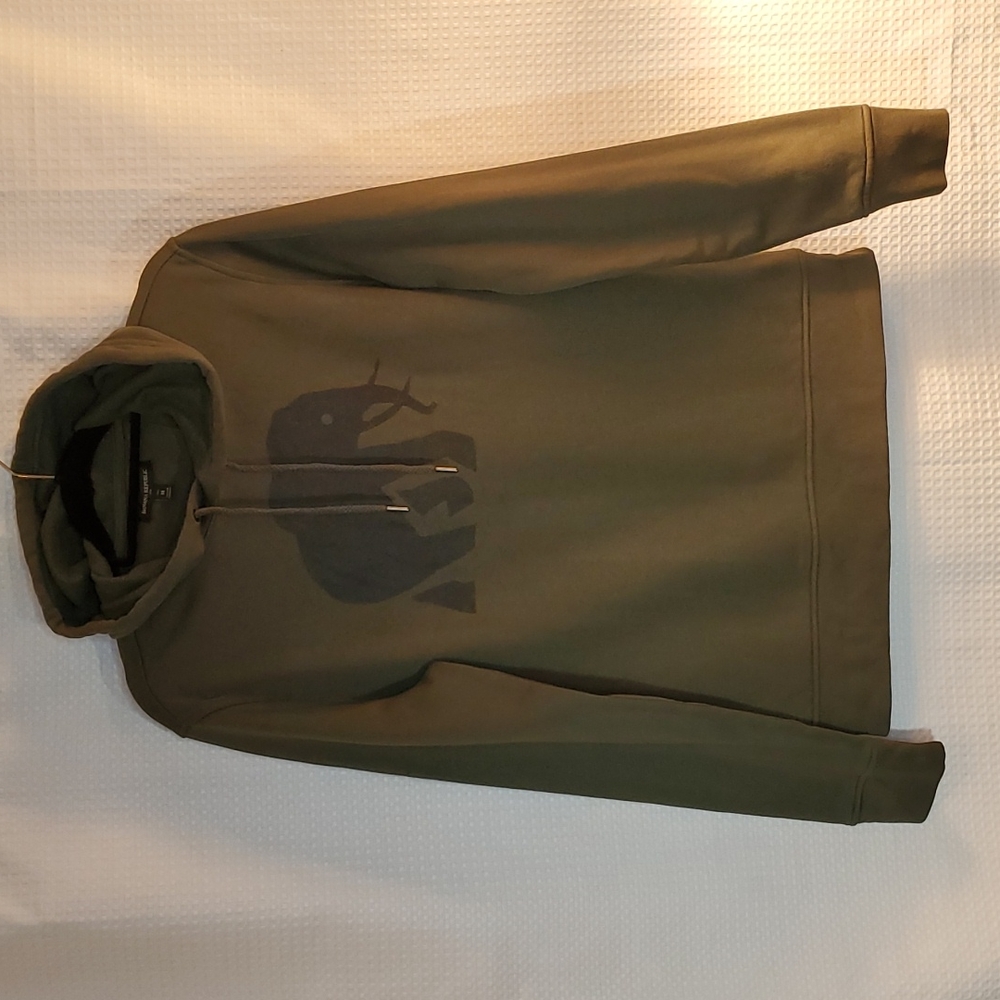 Banana Republic Elephant Logo Hoodie, MT, Green